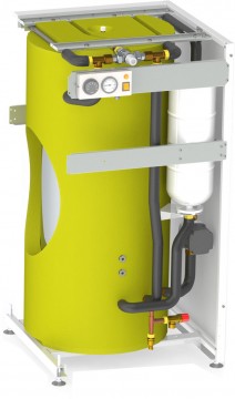 Poza Boiler de apa calda cu acumulare din otel inoxidabil Motan tip BA120L-V1 - vedere interioara